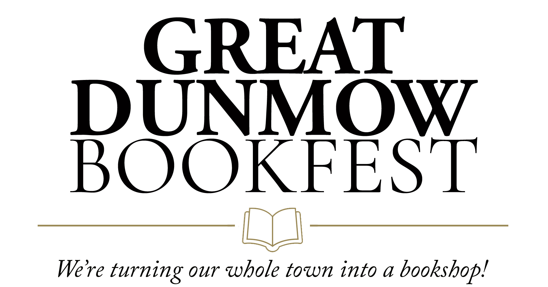 Great Dunmow BookFest logo banner